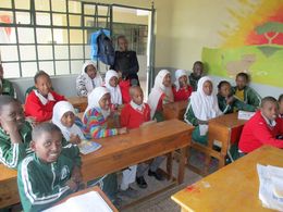Eine Klasse in der Arche-Schule in Nairobi